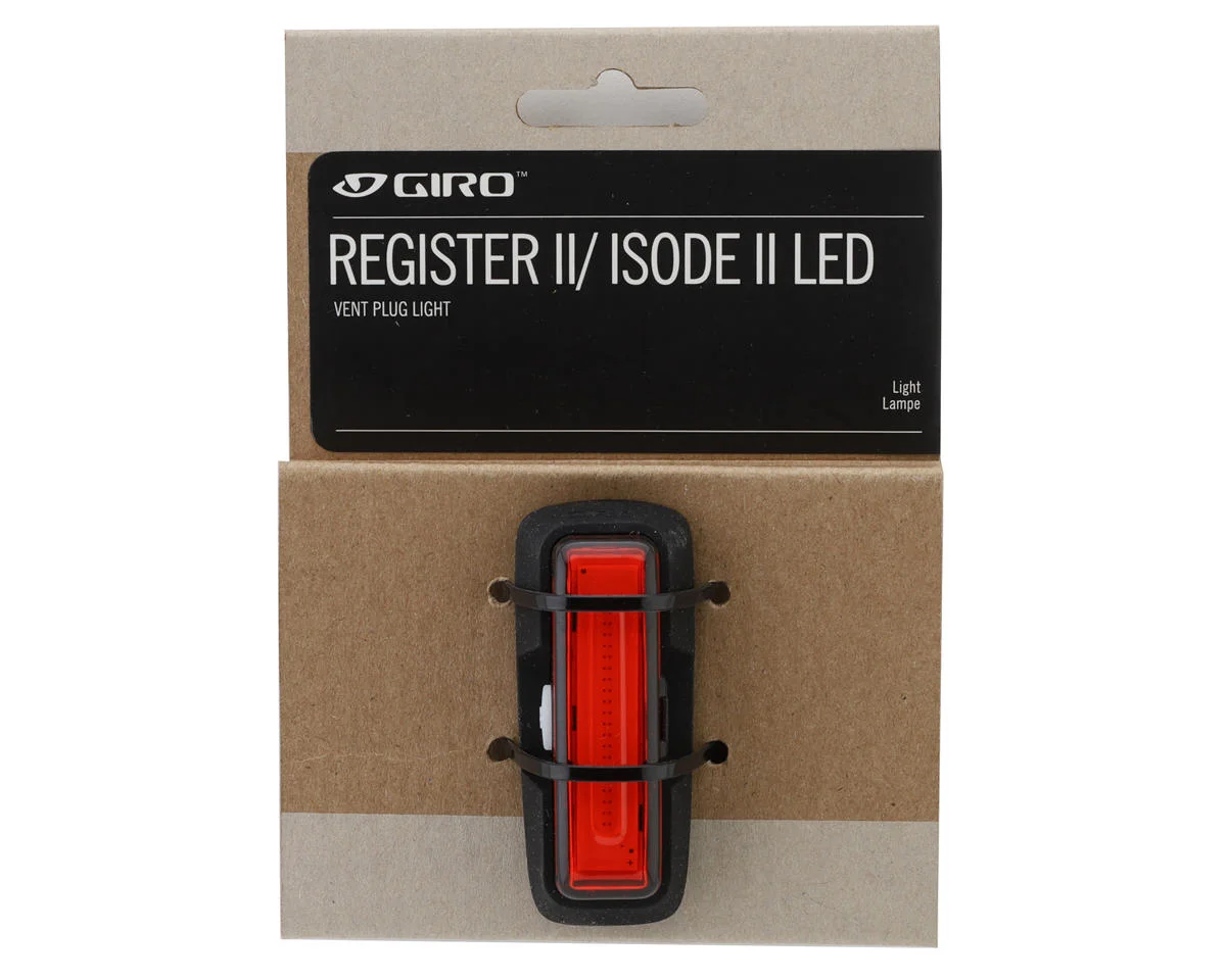 Giro Helmet Vent Tail Light (Black) (Register II/Isode II) - view 2